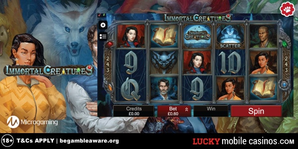 Microgaming Immortal Creatures Slot Machine