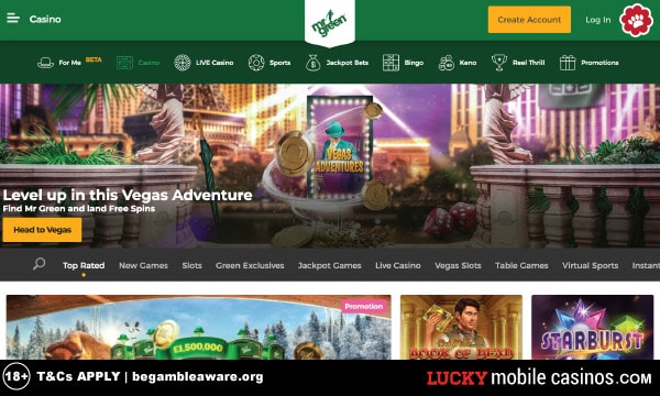 Mr Green Casino Website
