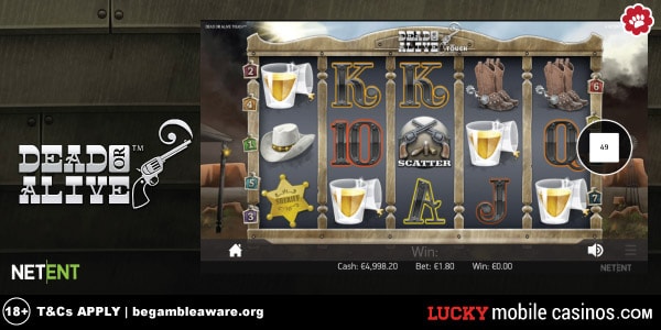 NetEnt Dead or Alive Slot Game