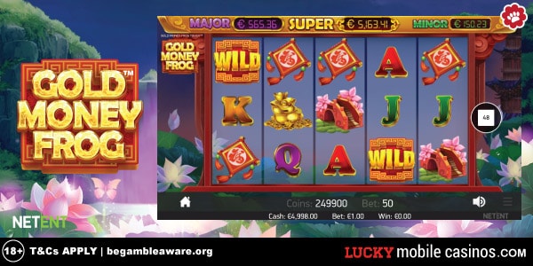 NetEnt Gold Money Frog Slot Game