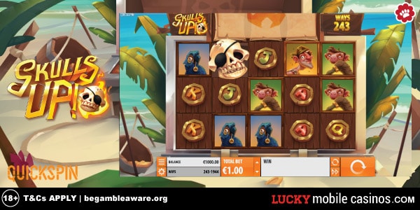 Quickspin Skulls Up Video Slot