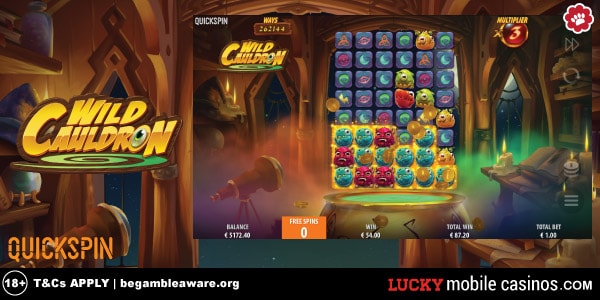 Wild Cauldron Slot Free Spins With Expanded Ways