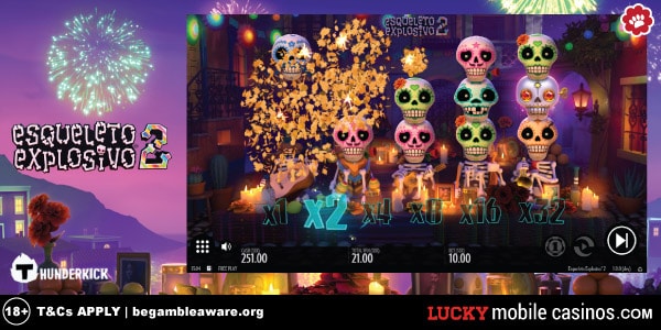 Esqueleto Explosivo 2 Mobile Slot Game