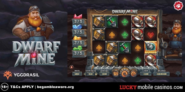 Yggdrasil Dwarf Mine Slot Machine