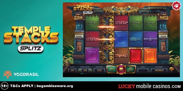 Yggdrasil Temple Stacks Splitz Slot - One of the Promotional Slots