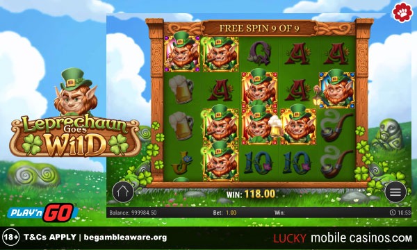 Play'n GO Leprechaun Goes Wild Mobile Slot