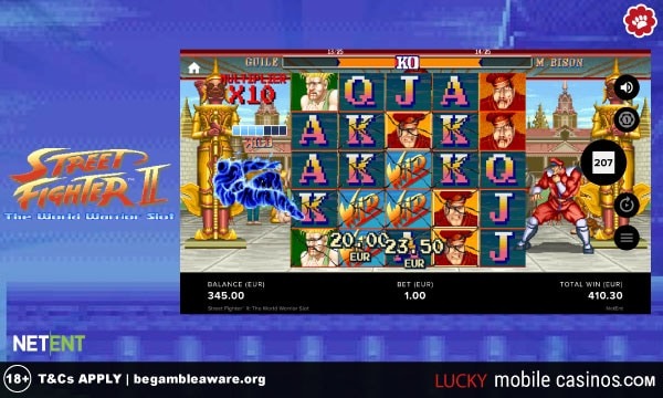 NetEnt Street Fighter 2 Slot Machine