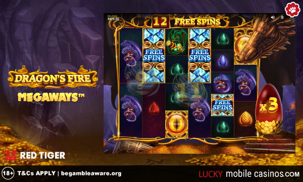 Red Tiger Dragon's Fire Megaway Slot Game