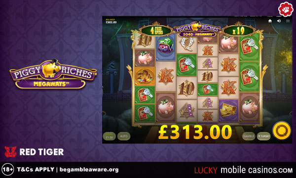 Red Tiger Piggy Riches Megaways Slot