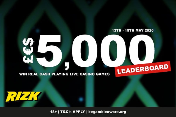 Win Real Cash In The Live Casino Leaderboard