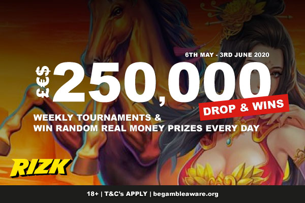 £€$250K Rizk Casino Promotion