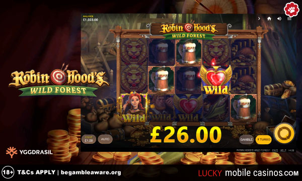 Yggdrasil Robin Hoods Wild Forest Slot With Wild Win