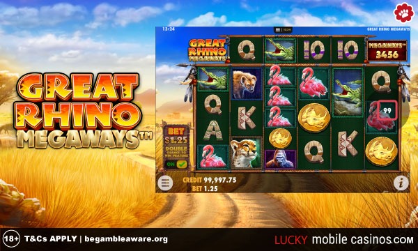 Pragmatic Play Great Rhino Megaways Slot