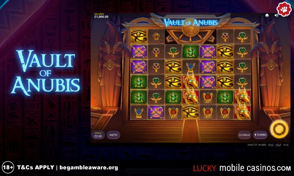 Red Tiger Vault of Anubis Slot Machine