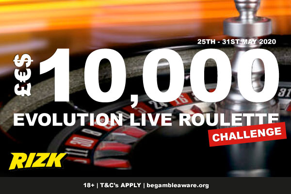 Rizk Casino Live Roulette Challenge - Win Real Money Prizes