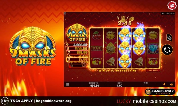9 Masks of Fire Slot Game