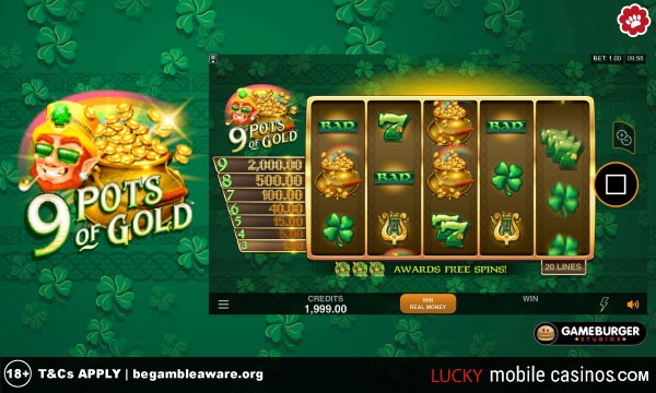 9 Pots of Gold Slot Machine