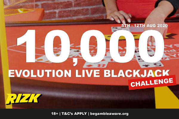 10K Evolution Live Blackjack Challenge