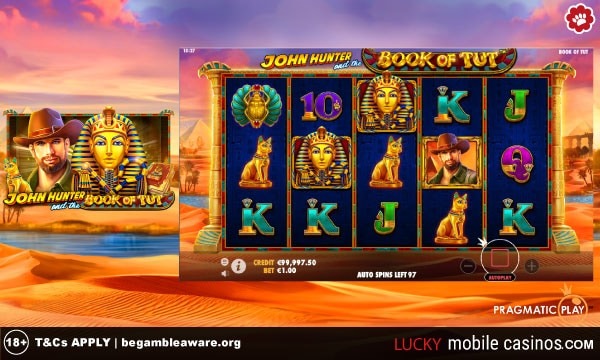John Hunter and the Book of Tut Slot Game