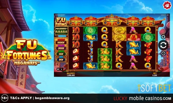 iSoftbet Fu Fortunes Megaways Slot Game