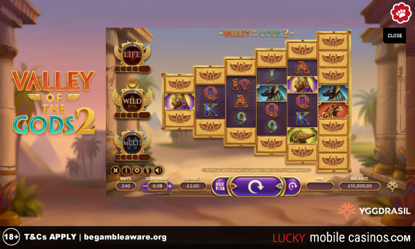 Yggdrasil Valley of the Gods 2 Slot Game Online