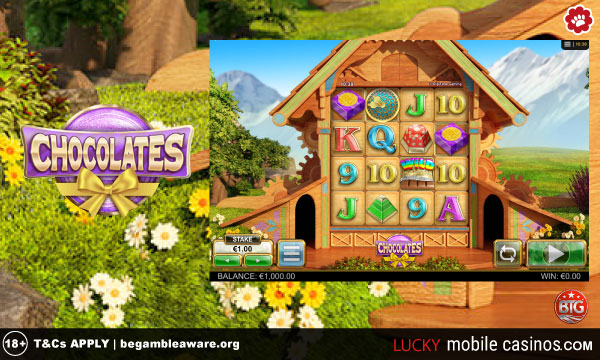 Big Time Gaming Chocolates Slot Game