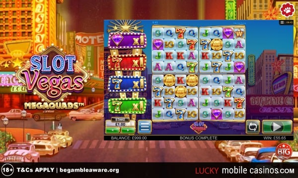 BTG Slot Vegas Megaquads Slot