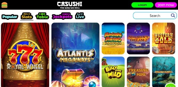Casushi Slots Games