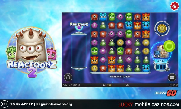 Reactoonz 2 Slot Machine