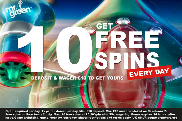 Get Your Mr Green Mobile Casino Free Spins