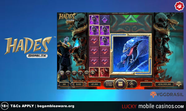 Yggdrasil Hades Gigablox Slot Game