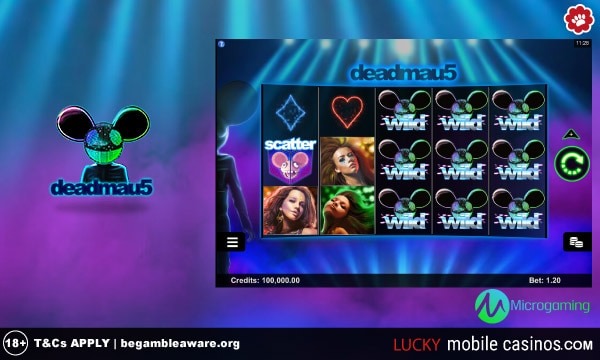 Microgaming Deadmau5 Slot Game