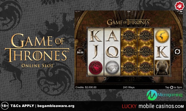 Game of Thrones Slot Game - 243 Ways To Win