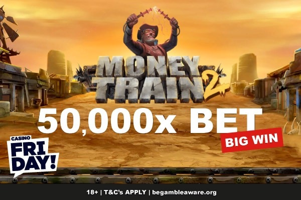Huge 50,000X Bet Money Train 2 Slot Win at Casino Friday!