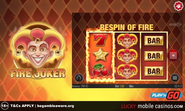 Play'n GO Fire Joker Slot Online