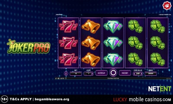 NetEnt Joker Pro Slot Machine