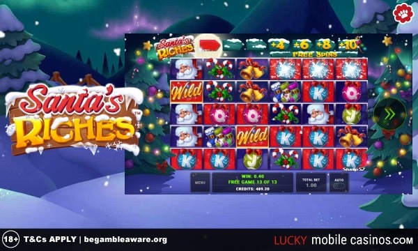 Novomatic Santas Riches Slot Game