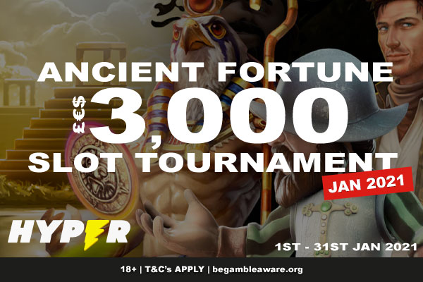 Enter To Win The Hyper Casino Slot Tournament January 2021