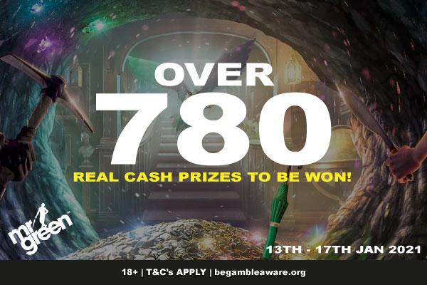 Enter to Win The Mr Green Casino Cash Prize Drops