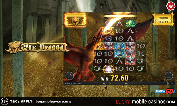 Play'n GO 24K Dragon Slot Game