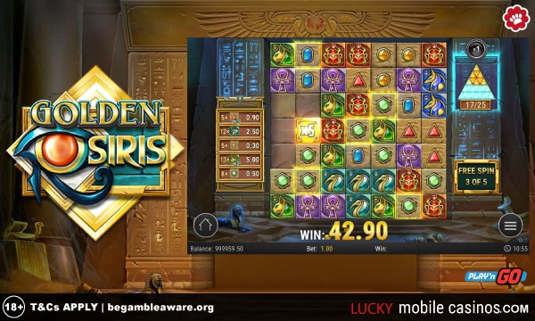 Play'n GO Golden Osiris Slot Game