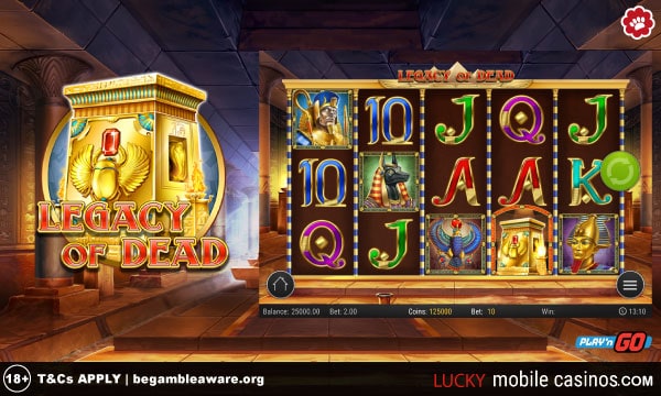 Play'n GO Legacy of Dead Slot Game