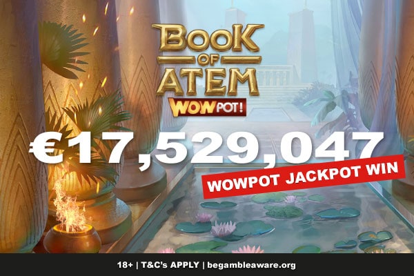 17.5 Million Microgaming WowPot Jackpots Big Win