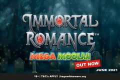 New Microgaming Immortal Romance Mega Moolah Slot
