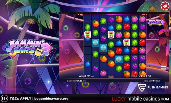 Push Gaming Jammin Jars 2 Slot Machine