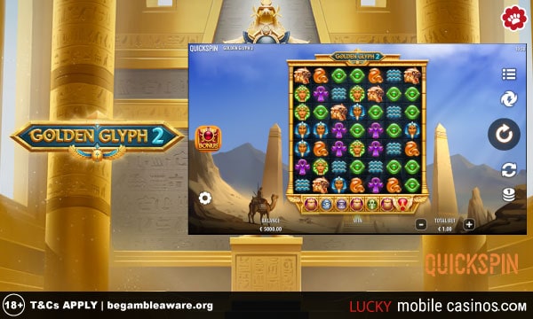 Quickspin Golden Glyph 2 Mobile Slot