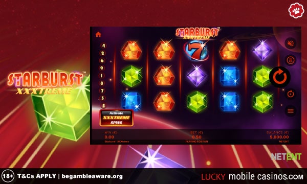 Starburst XXXtreme Slot Game