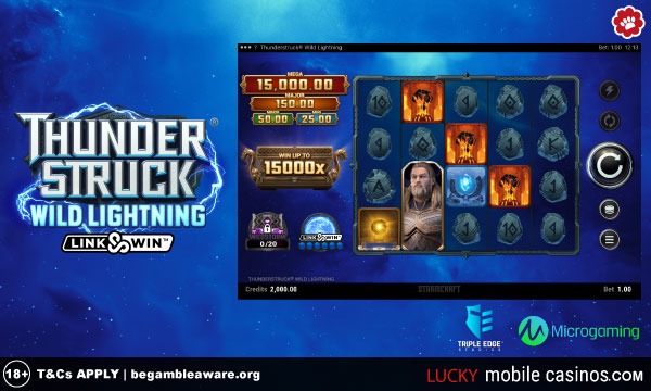 Thunderstruck Wild Lightning Mobile Slot Machine