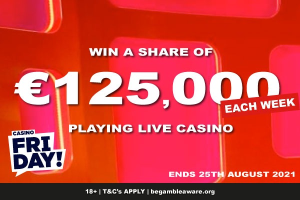 Casino Friday Live Casino Promotion