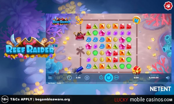 NetEnt Reef Raider Slot Game